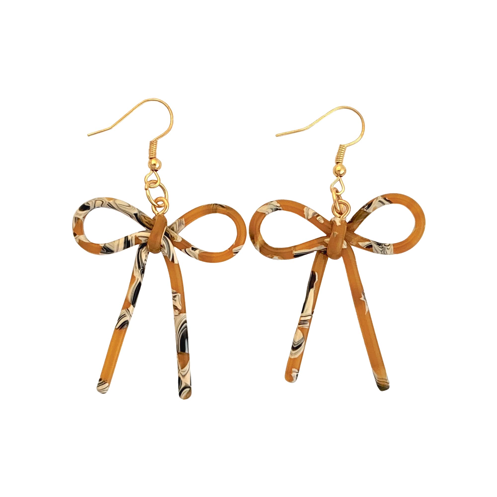 Blue Moon Studio™ Yellow Acrylic Bow Charms, 2ct.